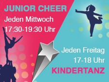 NEU ! Junior Cheer Team und Kindertanz NEU ! Junior Cheer Team und Kindertanz